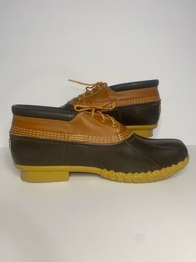 NWOT L.L.Bean Gumshoe Bean Boots USA Made Waterproof men’s  Size 13 Wide